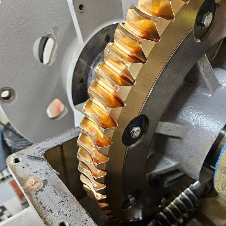 Modern gearless elevator machine and high tech control board
